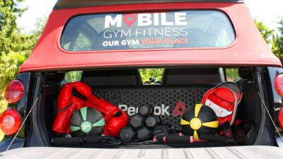 mobile gym fitness smart car boot